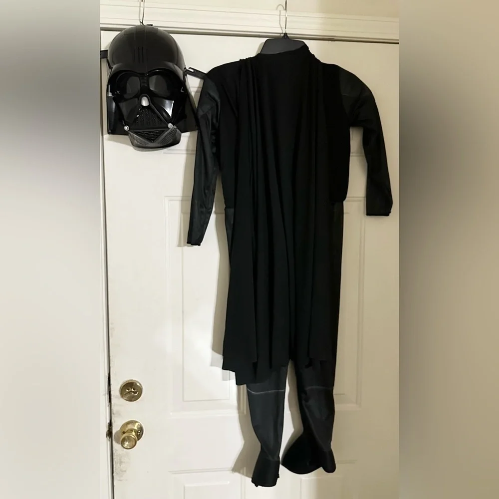 3 pcs Darth Vader Mask & Halloween Costume child teen size medium